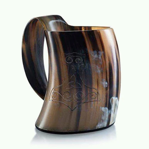 650 ml drinking polish horn mug
