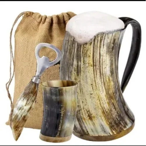 Horn Mug Viking Horn Mug Horn Tankard