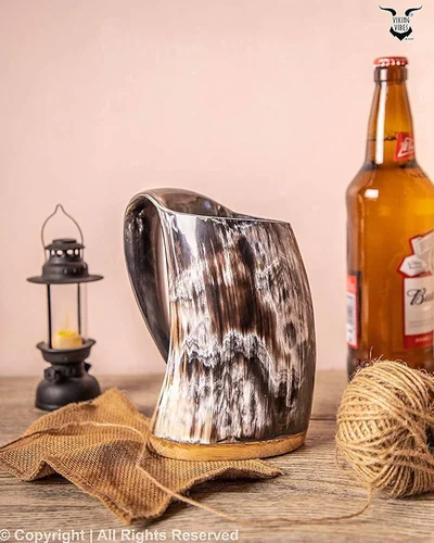 Drinking Horn mug for drinking