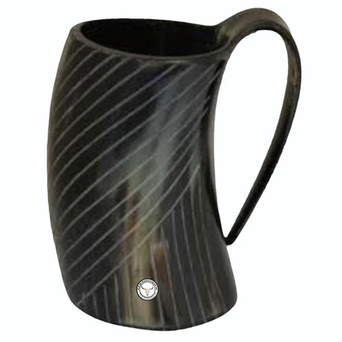 Horn mug for beer