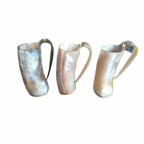 Drinking horn mug