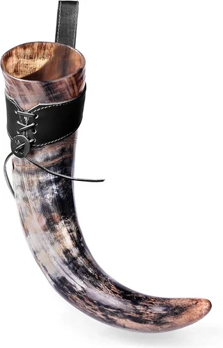 Drinking Ledhar Horn Stand Beer Horn