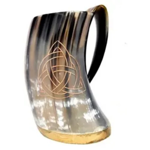 American horn mug drinking