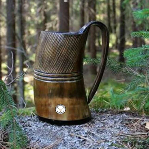 Viking horn mug