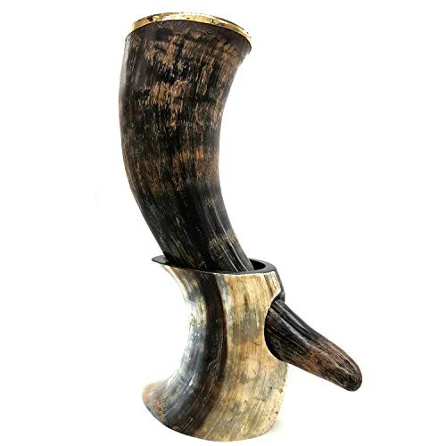 12 inch natural finished horn stand