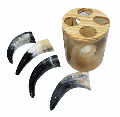 Drinking ox horn