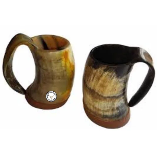 Real African horn mug