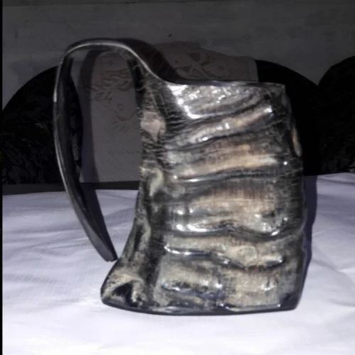 Buffalo horn mug for man woman